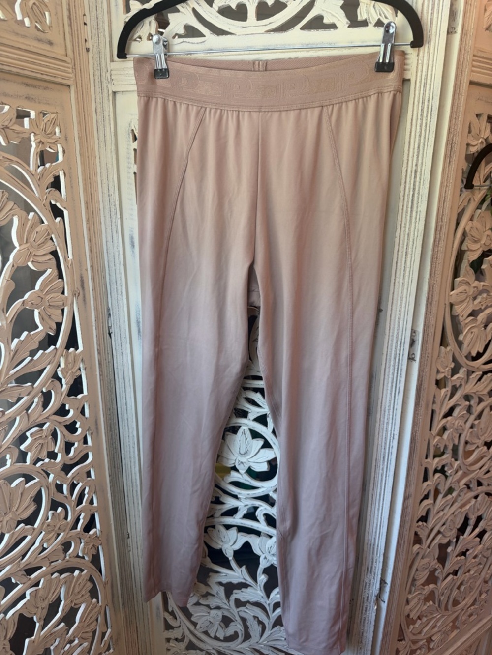 Women’s High-Rise Ponte Leggings in Light Blush